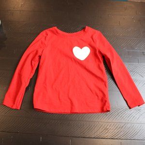 Cat & Jack Little Girl Long Sleeve Tee sz 5T